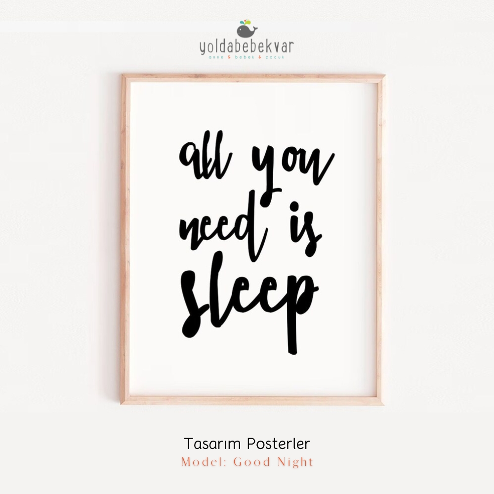 GOOD NIGHT - Poster Baskı 