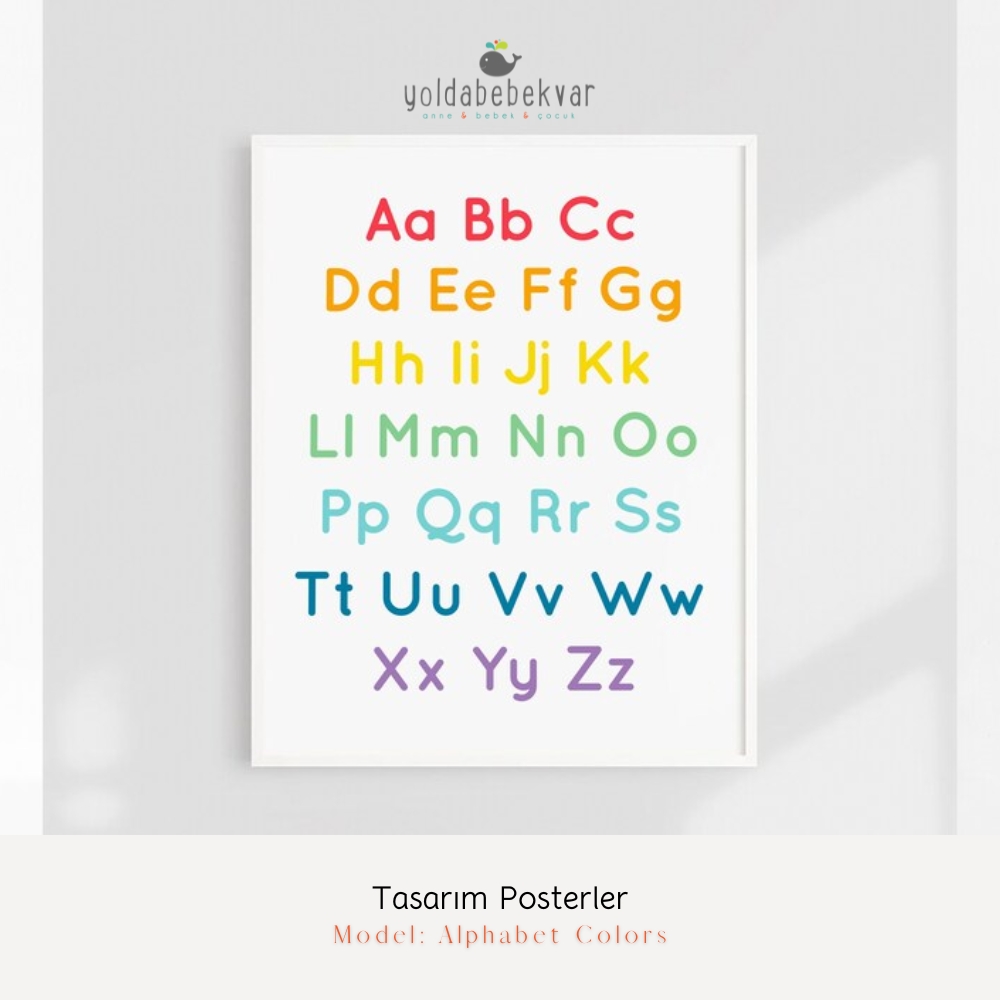 POSTER ALPHABET - Poster Baskı 