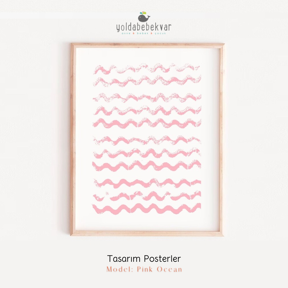 PINK OCEAN  - Poster Baskı 