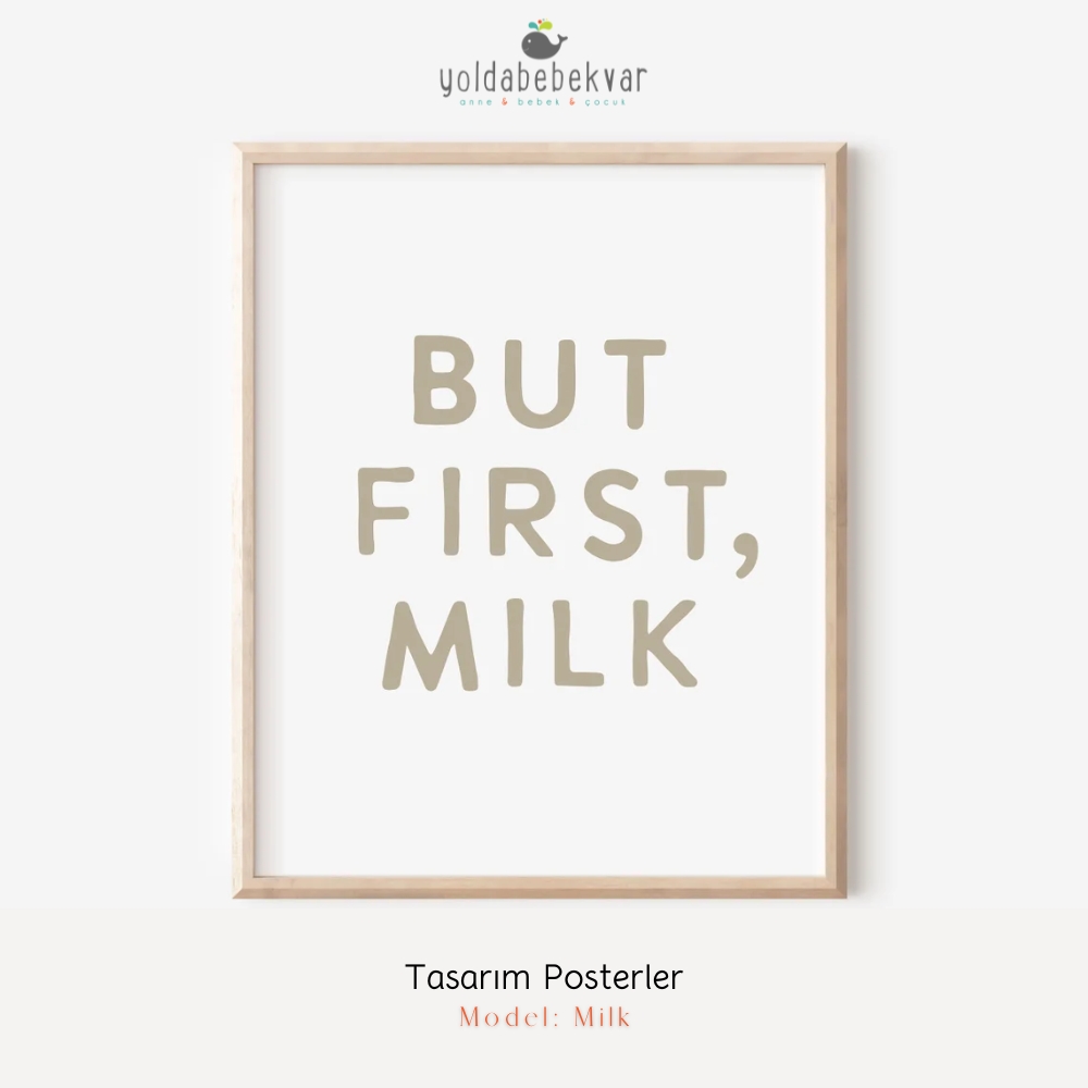 MILK  - Poster Baskı 