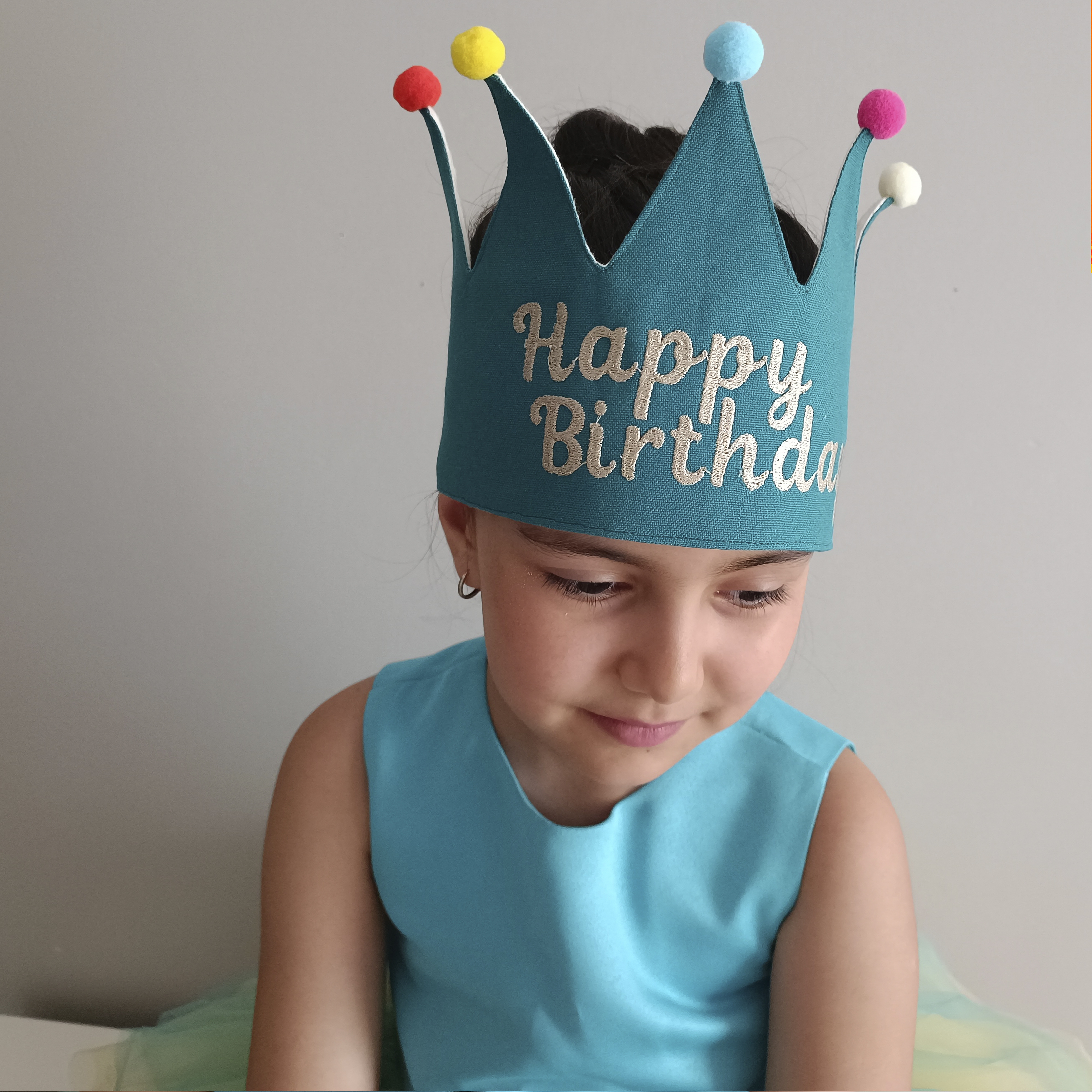 Simone Jr. Prens ve Prenses Tacı - Happy Birthday