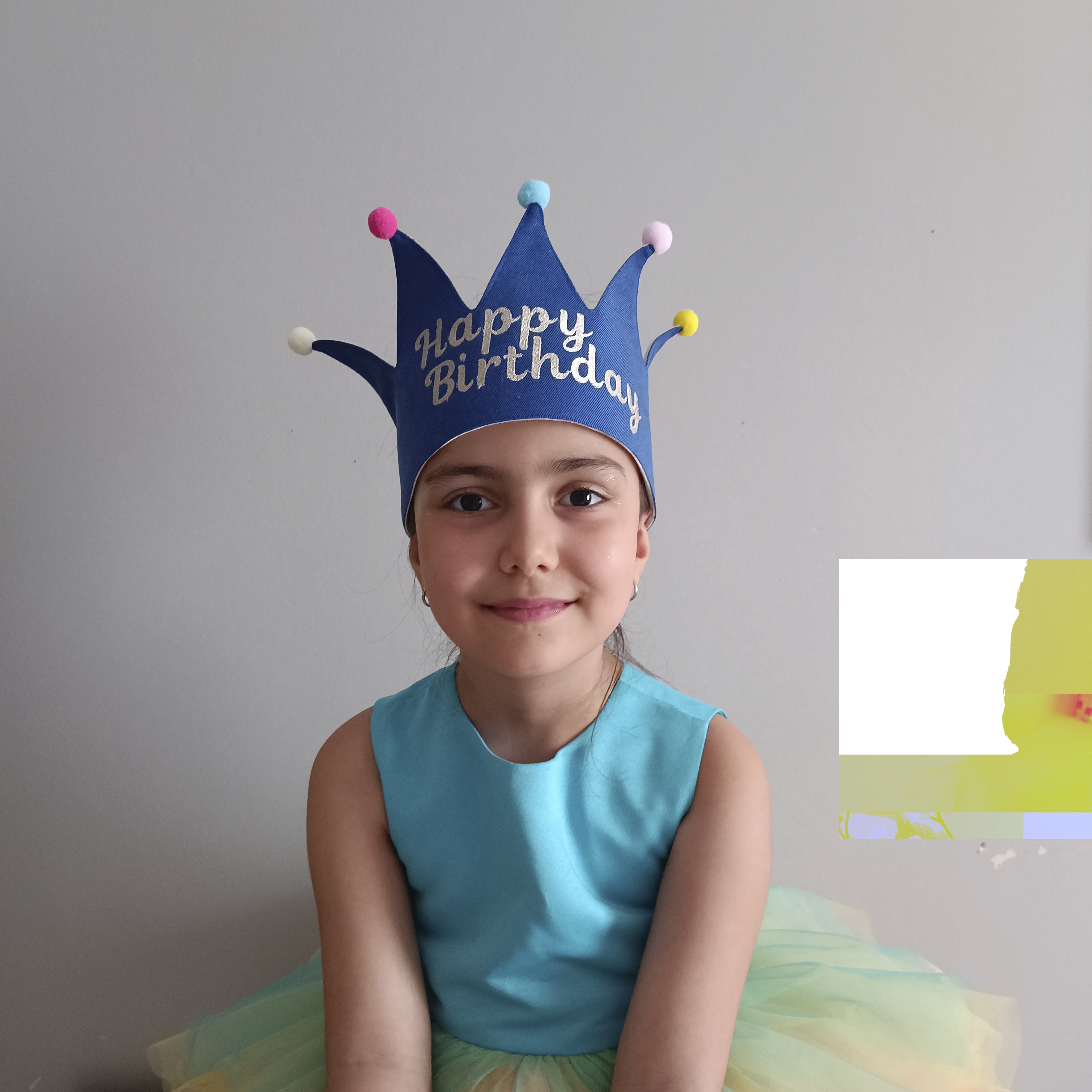 Simone Jr. Prens ve Prenses Tacı - Happy Birthday 2