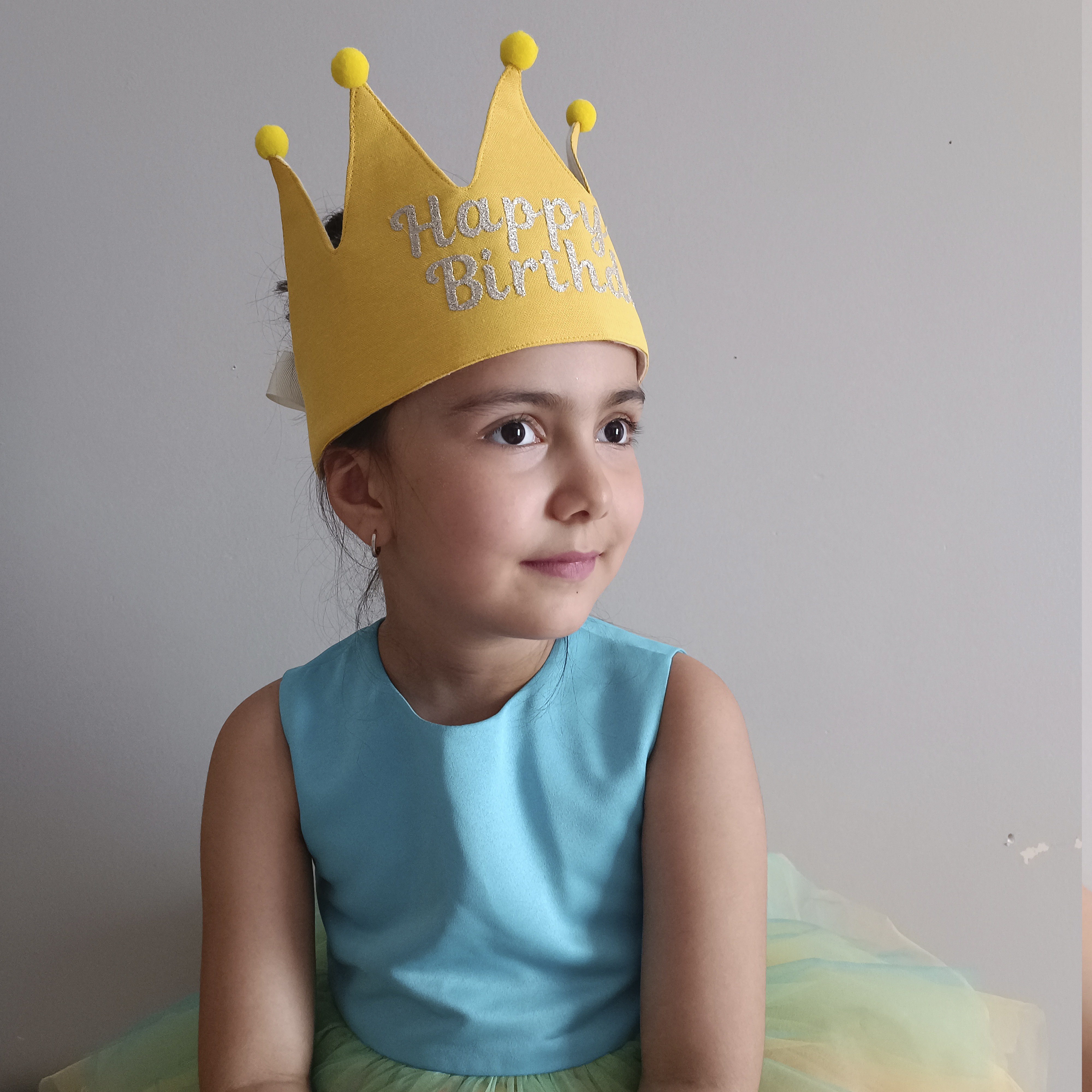 Simone Jr. Prens ve Prenses Tacı - Happy Birthday 4