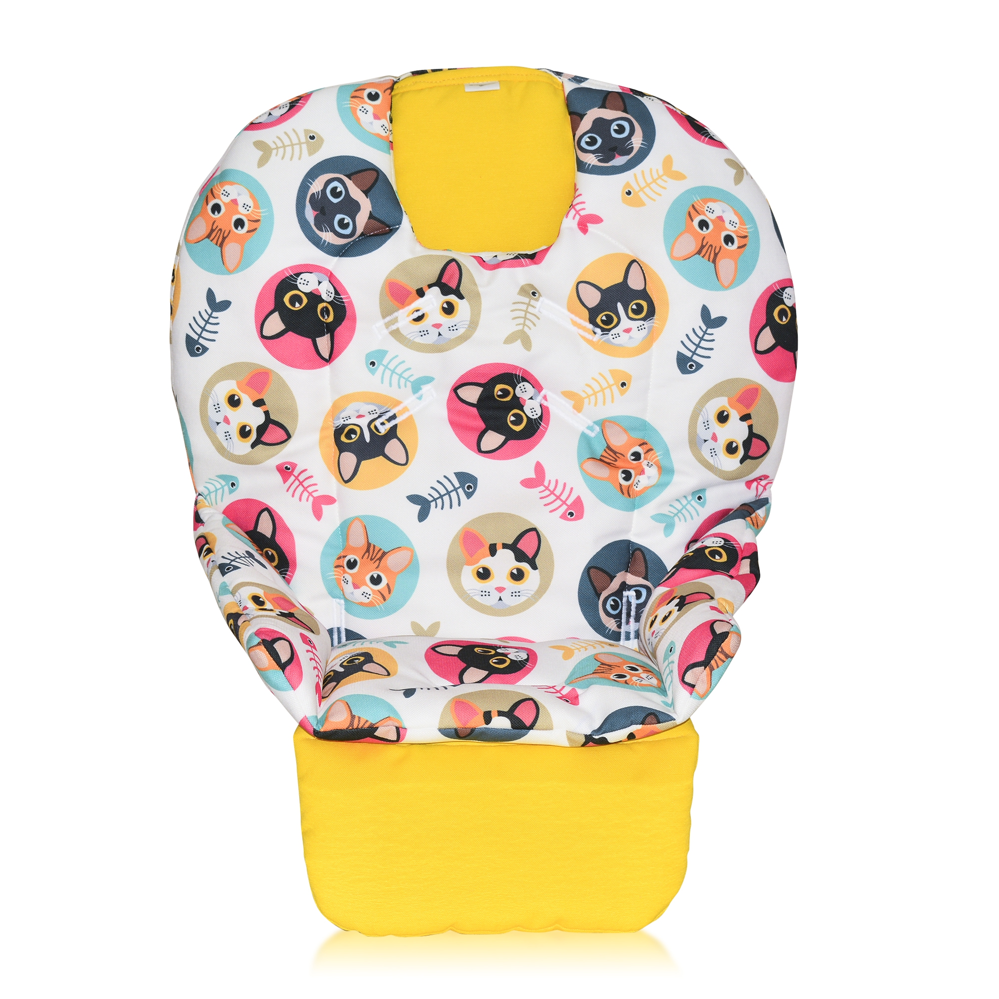 Chicco%20Polly%20Double%20Phase%20Çift%20Minderli%20Mama%20Sandalyesi%20Minderi%20%20-%20yellow%20and%20awn%20cats%20