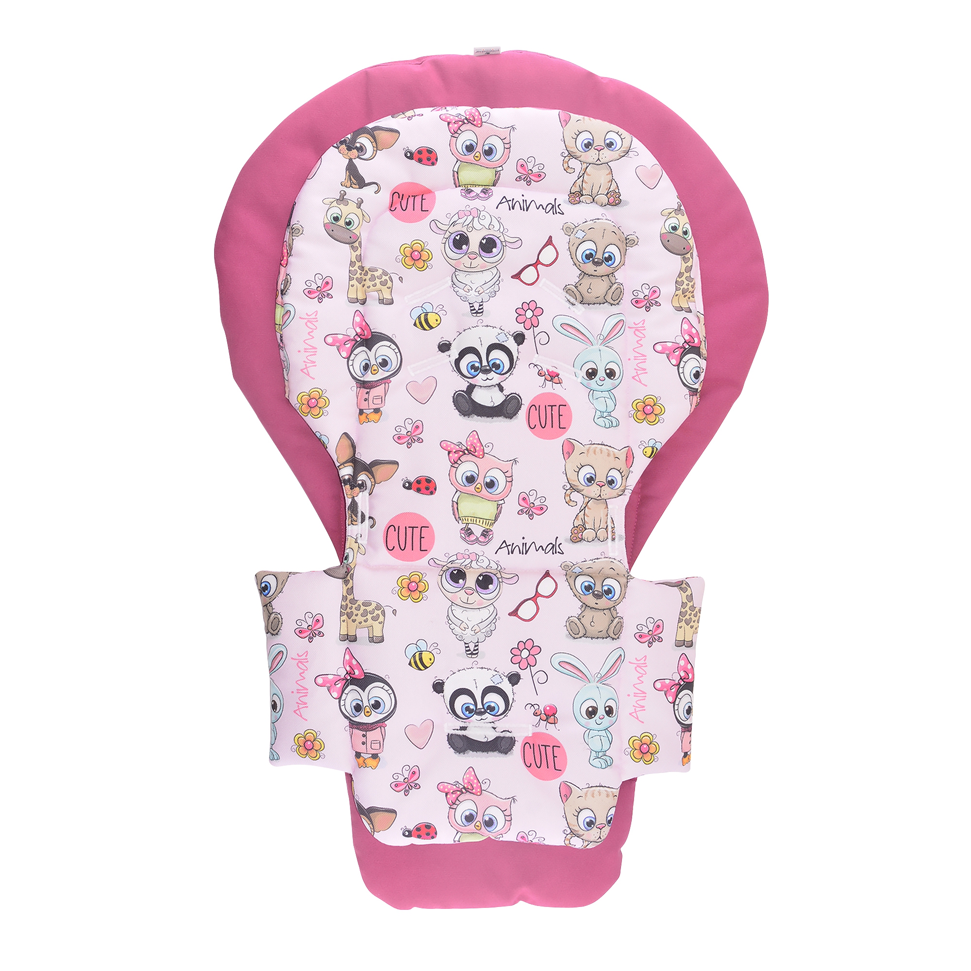 Chicco Polly 2 in 1 Mama Sandalyesi Minderi - dried rose and gift- Sugar Pink and  Cute Animals
