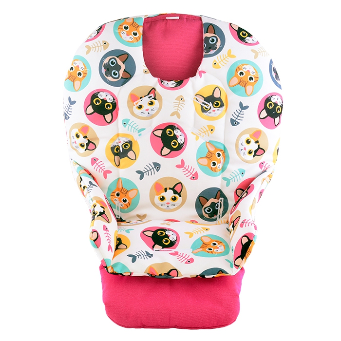 Chicco%20Polly%20Double%20Phase%20Çift%20Minderli%20Mama%20Sandalyesi%20Minderi%20%20Fuchsia%20and%20Cats%20in%20the%20Balloon