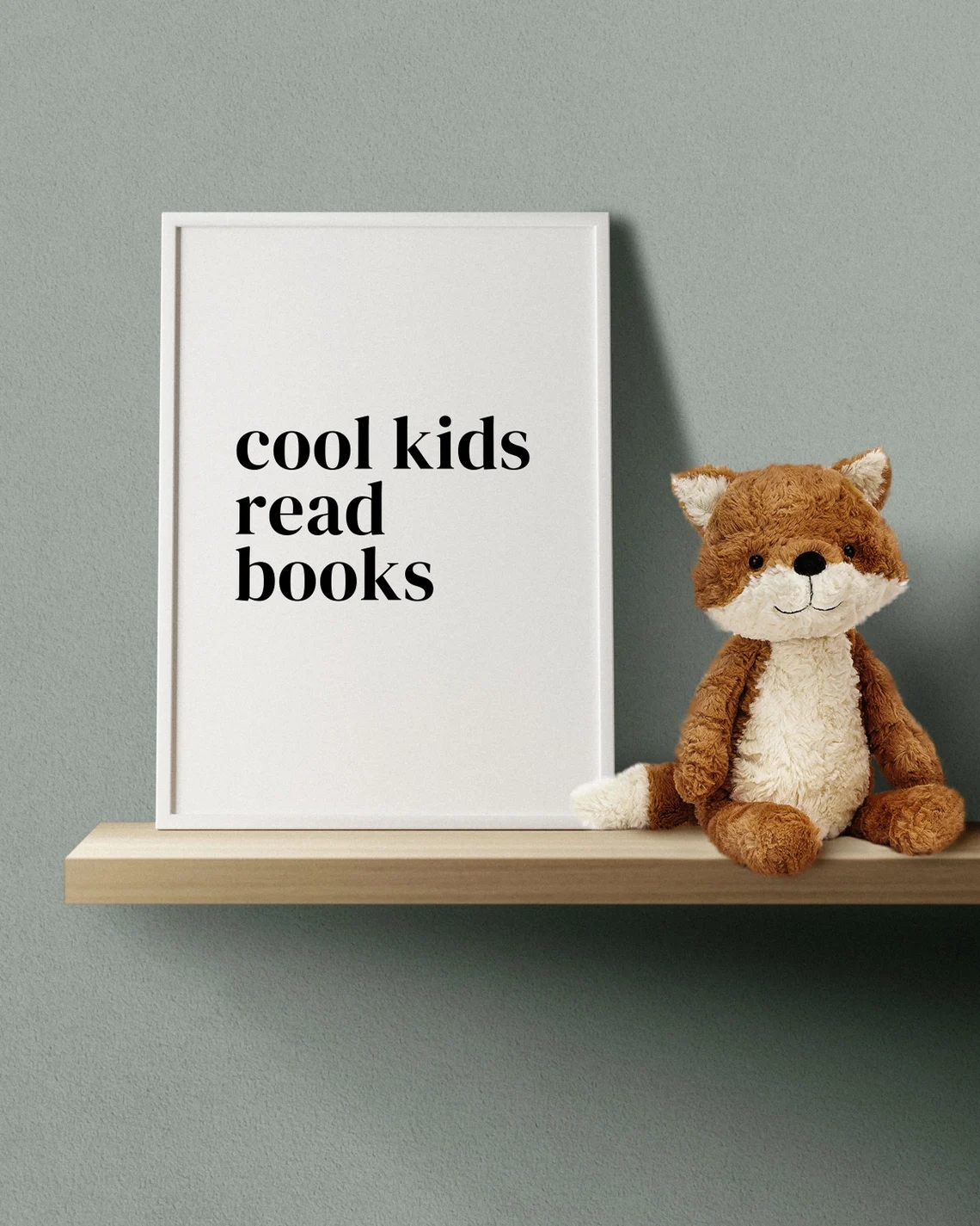 COOL KIDS READ BOOKS - Poster Baskı 