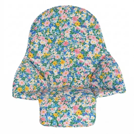 Mama Sandalyesi Minderi - Peg Perego Siesta Uyumlu -  Renkli Çiçekli