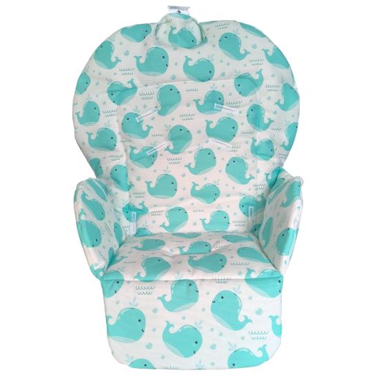 Chicco Polly 2 Start Mama Sandalyesi Minderi -  Tek Minderli -  Sevimli Balina