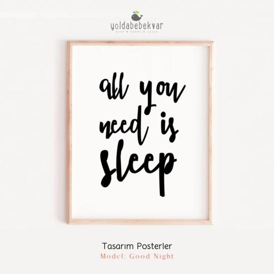 GOOD NIGHT - Poster Baskı 