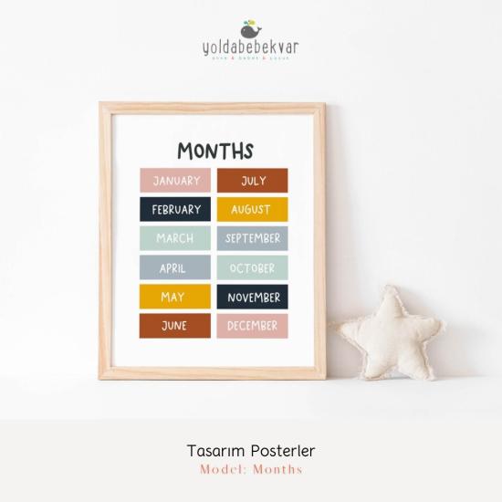 MONTHS- Poster Baskı 