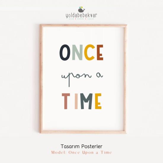 ONCE UPON A TIME - Poster Baskı 