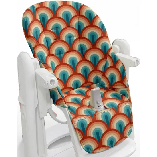 Mama Sandalyesi Minderi - Peg Prego Tatamia Uyumlu -Sevimli Dinazorlar