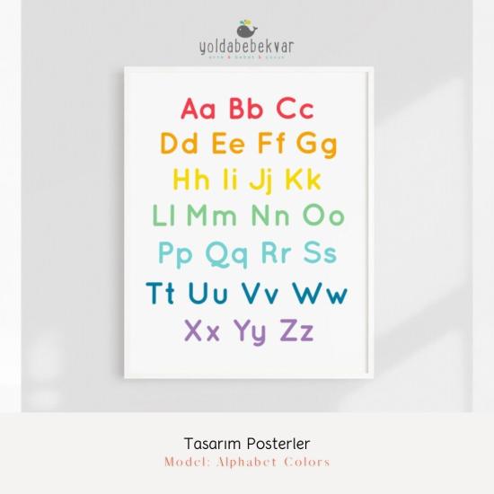 POSTER ALPHABET - Poster Baskı 