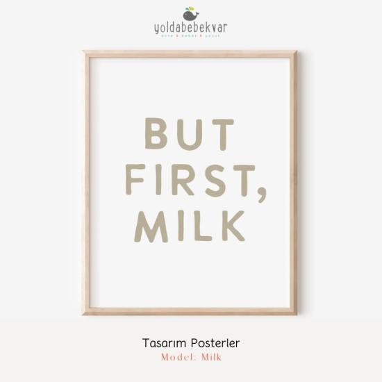 MILK  - Poster Baskı 
