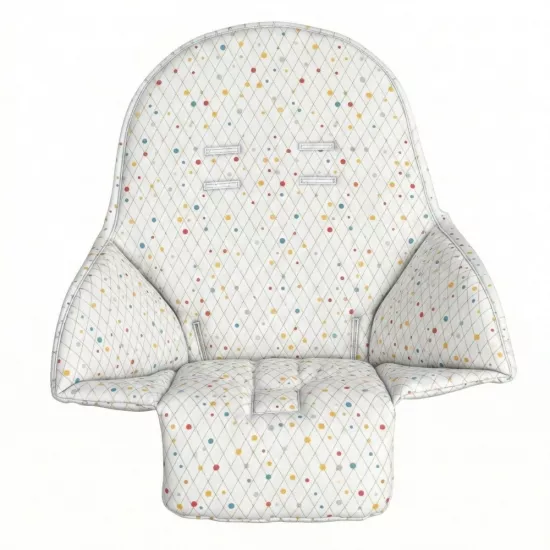 Mama Sandalyesi Minderi - Peg Perego Siesta Uyumlu -  Renkli Çiçekli