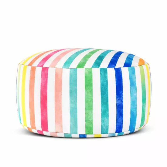 Candy Stripe Kids Pouf – Çocuk Odası Oturma Pufu
