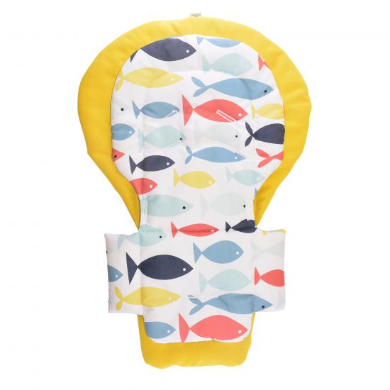 Chicco Polly 2 in 1 Mama Sandalyesi Minderi - dried rose and gift- Yellow and Fishes