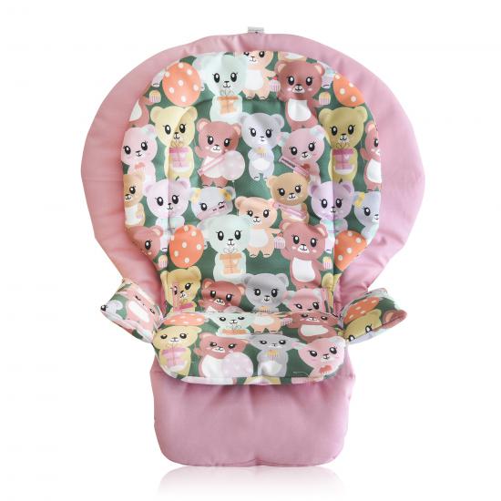 Chicco Polly 2 in 1 Mama Sandalyesi Minderi - Powder and Cute Bears
