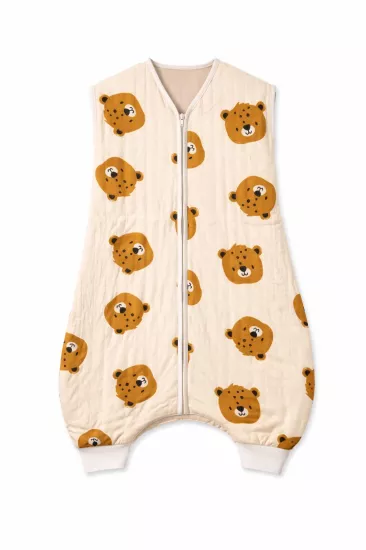 Simone Jr. Polly Sleeper Serisi %100 Pamuk Kapitone Ayaksız Uyku Tulumu – TOG 1.2