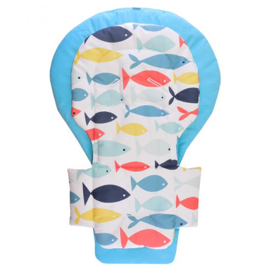 Chicco Polly 2 in 1 Mama Sandalyesi Minderi  - Sky Blue and Fish