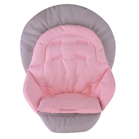 Chicco Polly Magic Mama Sandalyesi Minderi - Çift Minderli - Grey and Pink