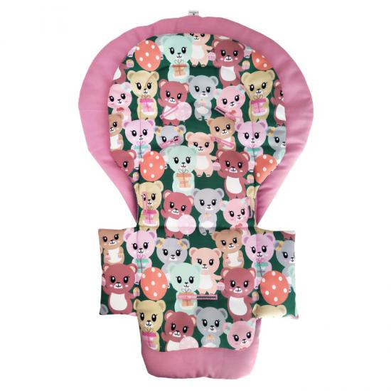 Chicco Polly 2 in 1 Mama Sandalyesi Minderi - dried rose and gift-giving teddy bear