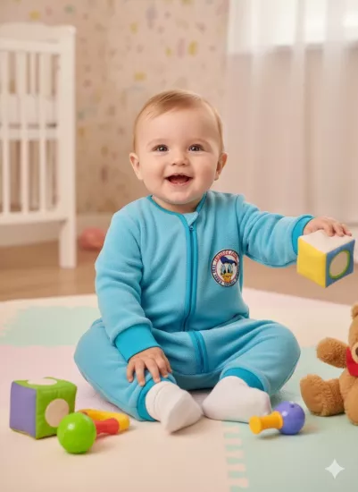  Simone Jr Polly Sleeper Serisi Uyku Tulumu - Polar - Mavi