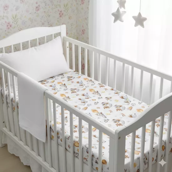 Lastikli Çarşaf - Astronotlar Desenli