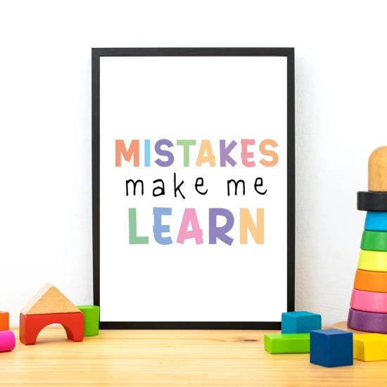 MAKE ME LEARN - Poster Baskı 