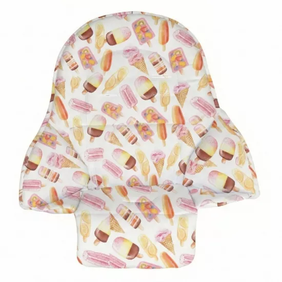 Mama Sandalyesi Minderi - Peg Perego Zero 3 Uyumlu - El Çizimi Köpekler